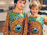 R28- Cookie Monster Shirt Panel