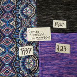 R37-  Blue Medallion Print