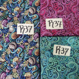 R37-  Aqua Vine Print