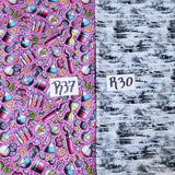 R30- Solar Static Print- White