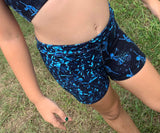 R36- Smashed Print- Black&Blue