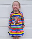 R25- Pups On Colors Shirt Panel