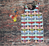 R25- Pup Names Stripe Print