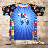 R12- Bots-Blue Bot- Shirt Panels