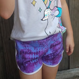 R15 - Purple Harlequin Print