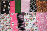 R17- Doodle Stripe- Dark Pink