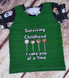 R17- Shirt panel- Green Cakepop