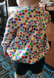 R28- School Dot Print- WHITE