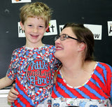 R20 - Blue Zig Zag Print