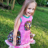 R37-  Pink Chalky Print