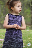 R23- Two-Tone Ombre: Charcoal Black to Dark Purple