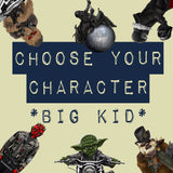 R7- Hipster Wars - Big Kid SHIRT Panels - Cotton Lycra