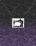 R23- Two-Tone Ombre: Charcoal Black to Dark Purple