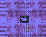 R15 - Purple Harlequin Print