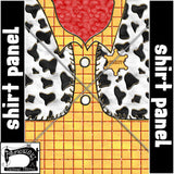 R22- Cowboy Shirt Panel