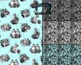 R15 - Lace Print- Grey