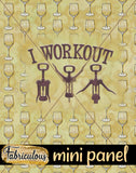 R31- White Workout- Mini Panel