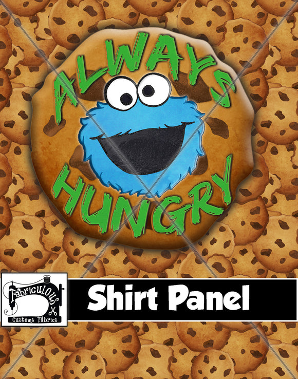 R28- Cookie Monster Shirt Panel