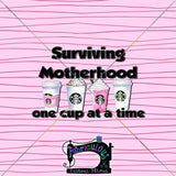 R17- Shirt panel-  Pink Motherhood