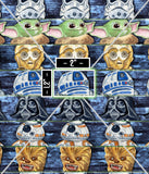 R30- Space Crew Stripe Print