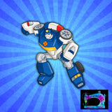 R12- Bots-Blue Bot- Shirt Panels