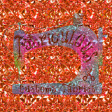 R9- Ice Print- Fire Opal Orange