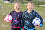 R36- Blue Soccer Shirt Panel
