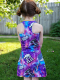 Swirled Ship Print- Cotton Lycra