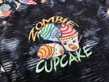 R31- Black Zombie Cupcake Shirt Panel