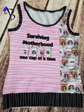 R17- Shirt panel-  Pink Motherhood