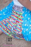 R22- Tossed Toy Stripes Print
