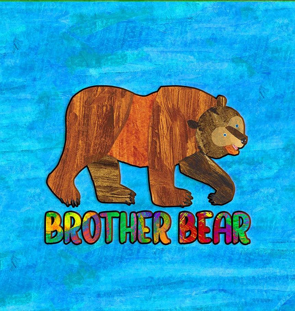 R11- Brown Bear- Brother Bear- Shirt Panels