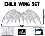 R16 - Dragon Wings Child Panel SET- WHITE