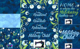 R14 - Blue Dandelion Print