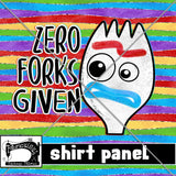 R22- Forks Shirt Panel