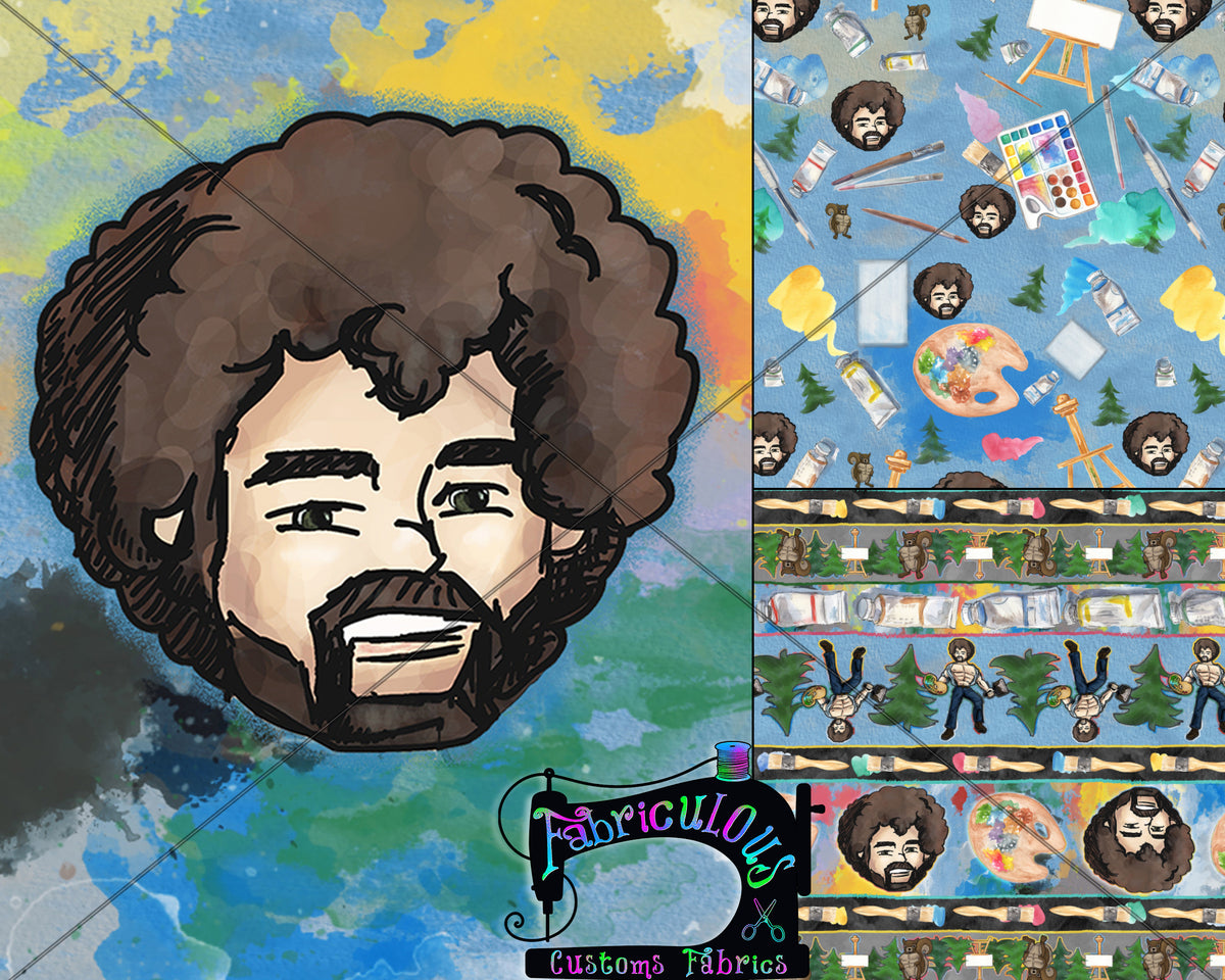 Bob Panel R16 - Bob- Shirt Panel- BOBble Head – Fabriculous Custom Fabrics