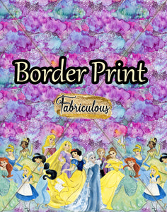 Pink Princess "Border" Print