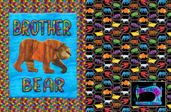 R11- Brown Bear- Blanket Toppers - Brother Bear