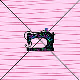 R17- Doodle Stripe- Light Pink