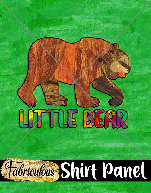 Faves- Little Bear Shirt Panel