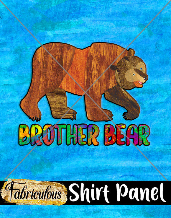 Faves- Brother Bear Shirt Panel