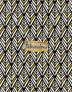 Feathers Yellow Print