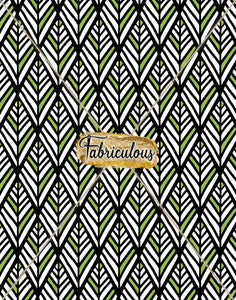 Feathers Green Print
