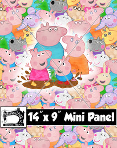 R28- Pig Family- Mini Panel