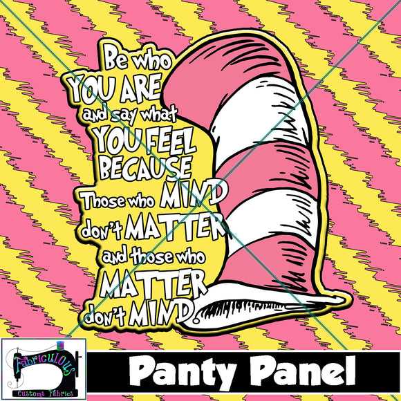 R20 - Pink Be You Diaper/Panty Panel