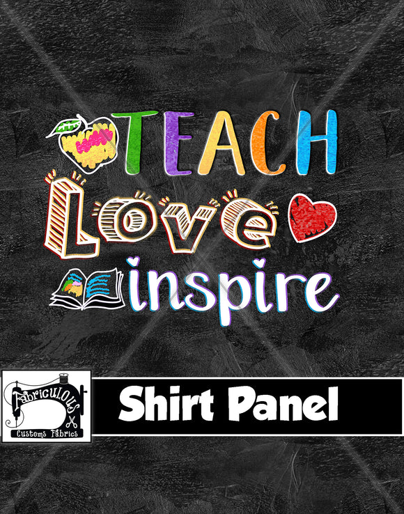 R28- School Inspire Shirt Panel