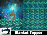 R19- Blanket Topper- Mermaid Nights