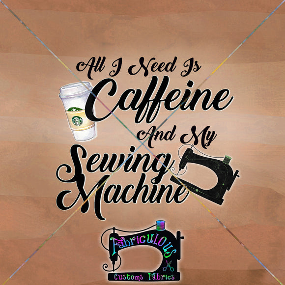R17- Shirt panel- Sepia Caffeine Machine