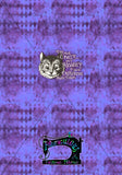 R15 - Purple Cat- Shirt panel